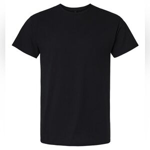 NEW Gildan Unisex Light Cotton T-Shirt G300 Large Black